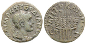 CAPPADOCIA. Caesarea. Gordian III (238-244). Ae. Dated RY 7 (243/4).
Obv: AV KAI M ANT ΓOPΔIANOC.
Laureate, draped and cuirassed bust right.
Rev: MHTP...