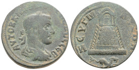 COMMAGENE. Zeugma. Philip I the Arab (244-249). Ae.
Obv: AVTOK K M IOVΛI ΦΙΛΙΠΠOC CЄB.
Laureate, draped and cuirassed bust right; c/m: eagle standing ...