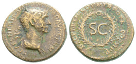 TRAJAN (98-117). As. Rome, for use in Syria.
Obv: IMP CAES NER TRAIANO OPTIMO AVG GERM. Radiate, draped and cuirassed bust right, seen from front.
Rev...