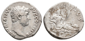 HADRIAN (117-138). Denarius. Rome. "Travel Series" issue.
Obv: HADRIANVS AVG COS III P P.
Bare head right.
Rev: NILVS.
Nilus reclining right on crocod...
