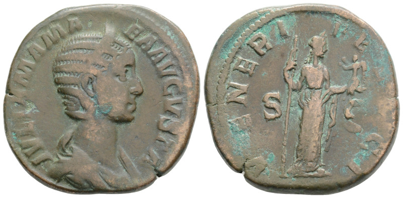 JULIA MAMAEA (Augusta, 222-235). Sestertius. Rome.
Obv: IVLIA MAMAEA AVGVSTA.
Di...