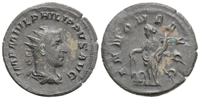 PHILIP I 'THE ARAB' (244-249). Antoninianus. Rome.
Obv: IMP M IVL PHILIPPVS AVG....