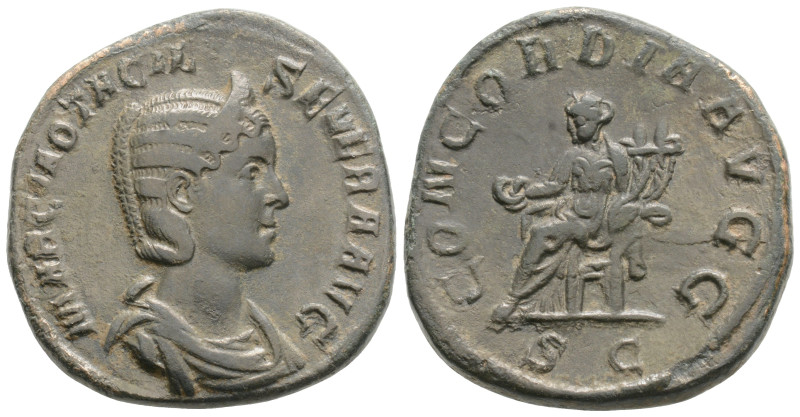 OTACILIA SEVERA (Augusta, 244-249). Sestertius. Rome.
Obv: MARCIA OTACIL SEVERA ...