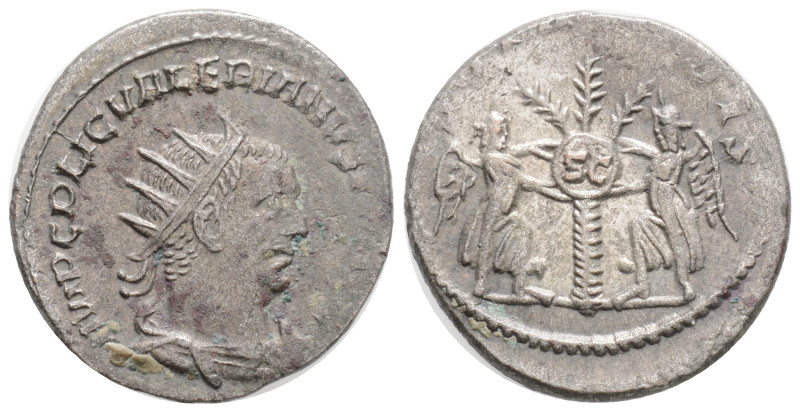 VALERIAN I (253-260). Antoninianus. Samosata.
Obv: IMP C P LIC VALERIANVS AVG. R...