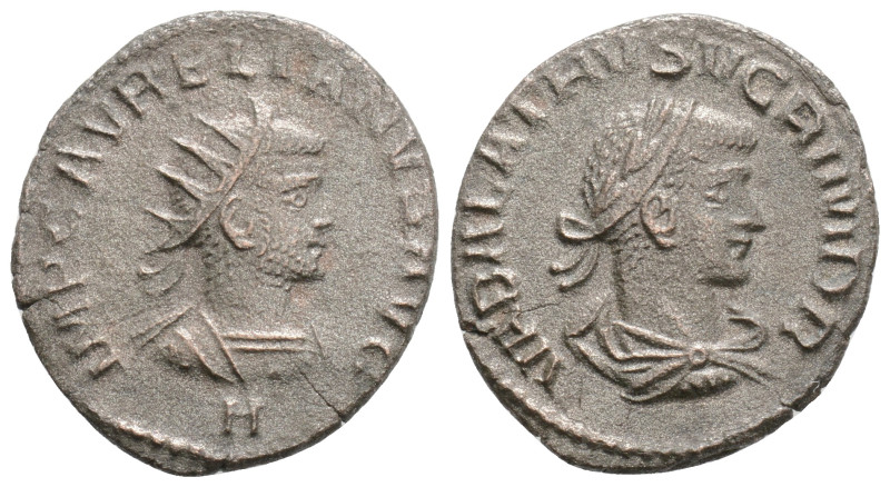 AURELIAN with VABALATHUS (270-275). Antoninianus. Antioch.
Obv: VABALATHVS V C R...