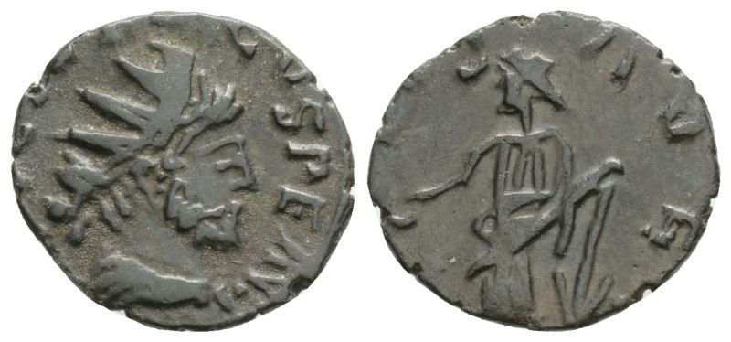 TETRICUS I (271-274). Antoninianus. Treveri.
Obv: IMP C TETRICVS P F AVG.
Radi...