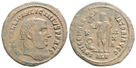 LICINIUS I (308-324). Follis. Alexandria.
Obv: IMP C VAL LICIN LICINIVS P F AVG.
Laureate head right.
Rev: IOVI CONSERVATORI AVGG / K - Ω / X / A / AL...
