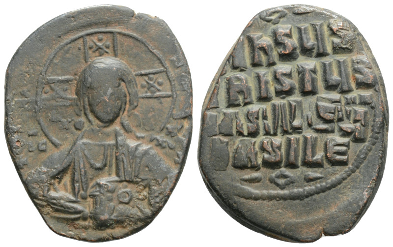 ANONYMOUS FOLLES. Class A3. Attributed to Basil II & Constantine VIII (1020-1028...