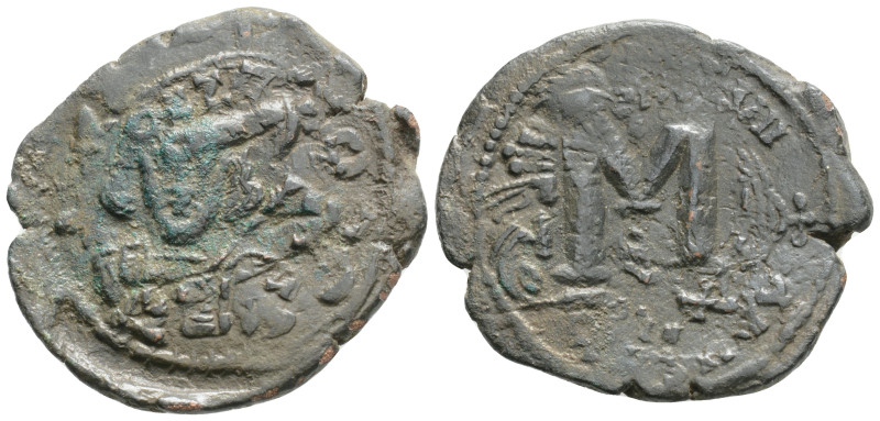 Tiberius III Apsimar (698-705 AD) Constantinople
AE Follis.
Obv: Crowned and cui...