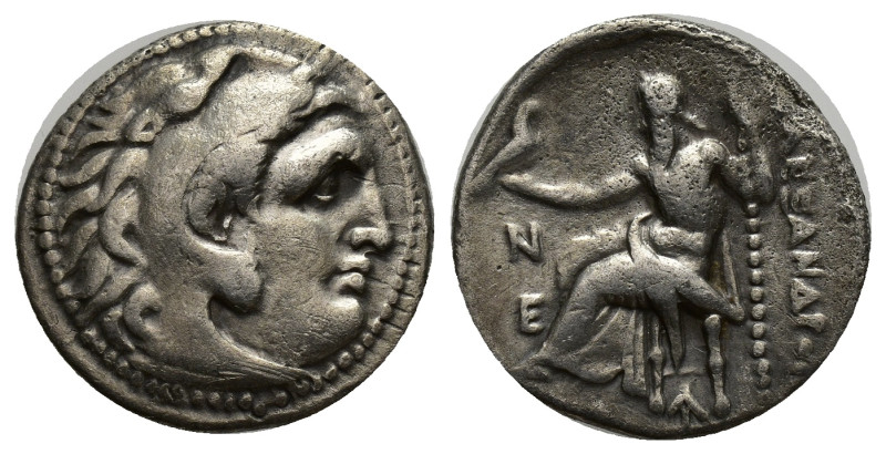 Kingdom of Macedon AR Drachm - Alexander III 'the Great' (336-323 BC) (18mm, 3.9...