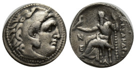 Kingdom of Macedon AR Drachm - Alexander III 'the Great' (336-323 BC) (18mm, 3.95 g). Magnesia ad Maeandrum. Struck under Lysimachos circa 301/0-300/2...