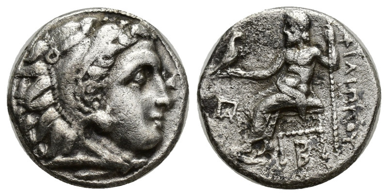 KINGS of MACEDON. Philip III Arrhidaios, 323-317 BC. Drachm (Silver, 17mm, 4.09 ...