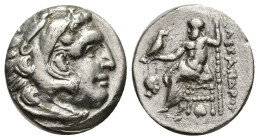KINGS of MACEDON Antigonos I Monophthalmos, as Strategos of Asia, Ar Drachm. (17mm, 3.9 g) Abydos, 310-301 BC. In the name and types of Alexander III....