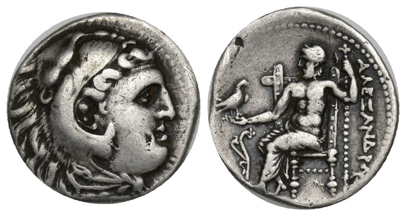 KINGS OF MACEDON. Alexander III 'the Great' (336-323 BC). Drachm. (18mm, 4.09 g)...