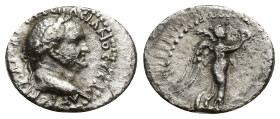 CAPPADOCIA. Caesarea. Vespasian (69-79) AR Hemidrachm (Silver, 16mm, 1.38 g) Obv. ΑΥΤΟΚΡ ΚΑΙϹΑΡ ΟΥЄϹΠΑϹΙΑΝΟϹ ϹЄΒΑ; Laureate head of Vespasian, right. ...