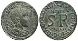 PISIDIA. Antioch. Gordian III (238-244). Ae. (32mm, 26.22 g) Obv: IMP CAES M ANT GORDIANVS AVG. Laureate, draped and cuirassed bust right. Rev: ANTIOC...