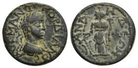 Pisidia. Andeda. Gordian III.. 238-244 AD. Æ (19mm, 4.46 g) Obverse: ΑΥ Κ Μ ΑΝΤ ΓΟΡΔΙΑΝΟϹ; laureate, draped and cuirassed bust of Gordian III, r., see...