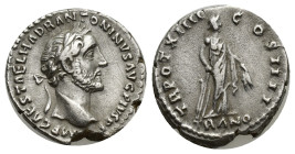 Antoninus Pius, 138-161. Denarius (Silver, 18mm, 3.4 g), Rome, 150-151. IMP CAES T AEL HADR ANTONINVS AVG PIVS P P Laureate head of Antoninus Pius to ...
