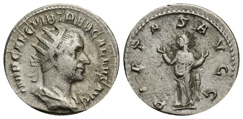 Trebonianus Gallus. A.D. 251-253. AR antoninianus (20mm, 2.85 g). Rome mint. IMP...