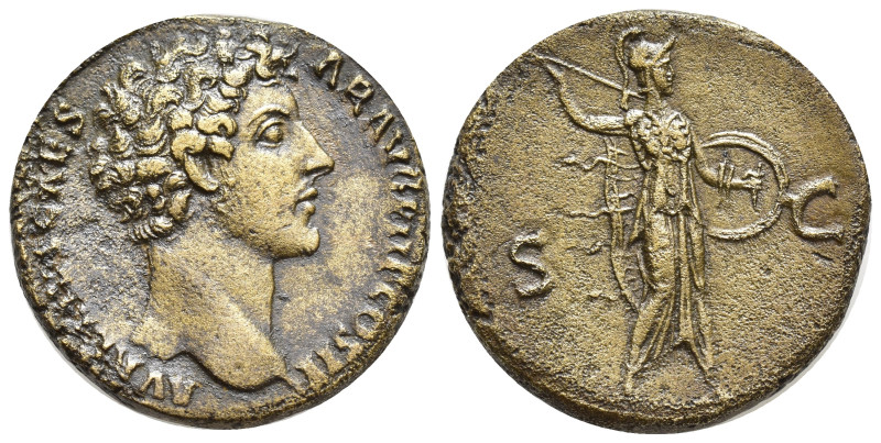 Marcus Aurelius, as Caesar, 139-161. Sestertius (Orichalcum, 29mm, 21.34 g), Rom...
