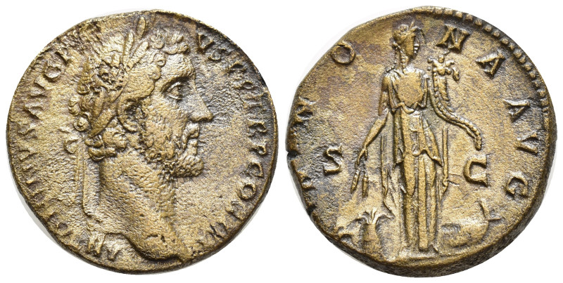 Antoninus Pius Æ Sestertius. (30mm, 21.10 g) Rome, AD 140-144. ANTONINVS AVG PIV...