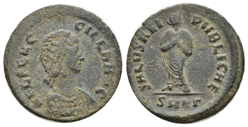 Aelia Flaccilla, wife of Theodosius I Nicomedia 383-388, Ae (24mm, 4.42 g) AEL F...