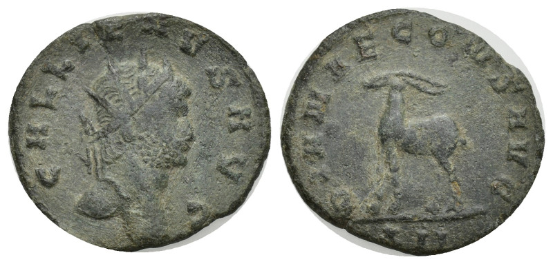 Gallienus AD 253-268. Rome Antoninianus Æ (20mm, 2.78 g). GALLIENVS AVG, radiate...