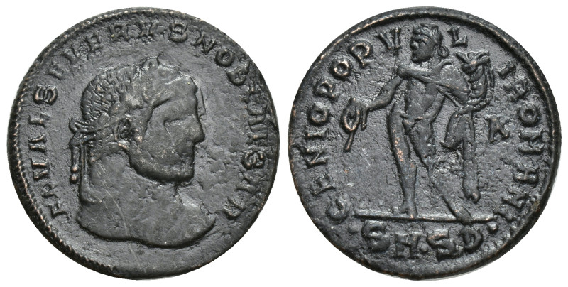 SEVERUS II, as Caesar. 305-306 AD. Æ Follis (26mm - 8.72 g). Serdica mint. Struc...