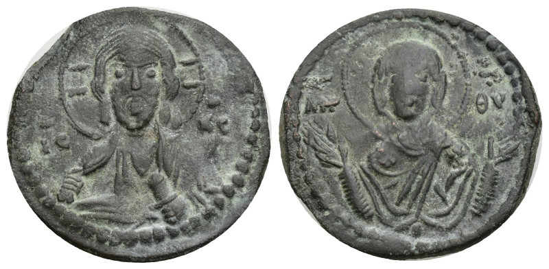 Anonymous, Attributed to Romanus IV (1068-1071 AD) Constantinople AE Follis (25m...