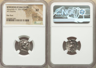MACEDONIAN KINGDOM. Alexander III the Great (336-323 BC). AR drachm (17mm, 11h). NGC XF, edge chip, flan flaw. Lifetime or early posthumous issue of S...