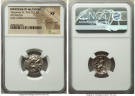 MACEDONIAN KINGDOM. Alexander III the Great (336-323 BC). AR drachm (18mm, 12h). NGC XF punch marks. Posthumous issue of Abydus, ca. 310-297 BC. Head ...