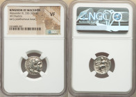 MACEDONIAN KINGDOM. Alexander III the Great (336-323 BC). AR drachm (16mm, 12h). NGC VF. Lifetime issue of Sardes, ca. 334-323 BC. Head of Heracles ri...