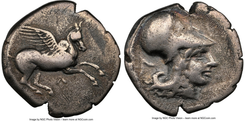 ACARNANIA. Leucas. Ca. 4th century BC. AR stater (20mm, 5h). NGC Fine. Pegasus f...