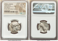 ATTICA. Athens. Ca. 440-404 BC. AR tetradrachm (25mm, 17.19 gm, 10h). NGC Choice VF 5/5 - 3/5. Mid-mass coinage issue. Head of Athena right, wearing e...