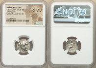 IONIA. Miletus. Ca. early 3rd century BC. AR drachm (17mm, 12h). NGC Choice AU. Posthumous issue in the name and types of Alexander III the Great of M...