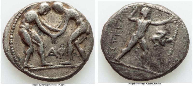 PAMPHYLIA. Aspendus. Ca. 380-250 BC. AR stater (23mm, 10.56 gm, 1h). Choice Fine...