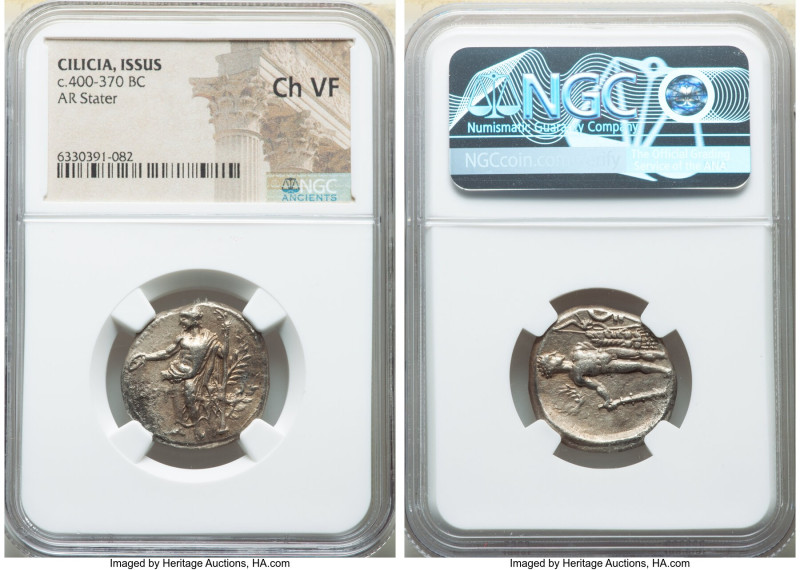 CILICIA. Issus. Ca. 400-370 BC. AR stater (22mm, 9h). NGC Choice VF. Apollo stan...