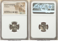 SELEUCID KINGDOM. Coregency of Antiochus I Soter (294-281 BC) with Seleucus I Nicator (312-281 BC). AR drachm (16mm, 2h). NGC Choice Fine, edge cut. S...