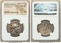 SELEUCID KINGDOM. Antiochus VII Euergetes (Sidetes) (138-129 BC). AR tetradrachm (29mm, 1h). NGC Choice VF. Posthumous issue of Cappadocia. Diademed h...