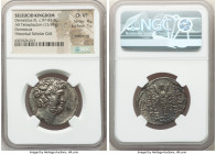 SELEUCID KINGDOM. Demetrius III (ca. 97-87 BC). AR tetradrachm (29mm, 15.92 gm, 12h). NGC Choice VF 4/5 - 1/5, smoothing. Damascus, dated Seleucid Era...