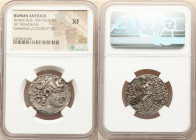 SELEUCID KINGDOM. Philip I Philadelphus (ca. 95/4-76/5 BC). AR tetradrachm (26mm, 11h). NGC XF. Posthumous issue of Antioch on the Orontes under Roman...