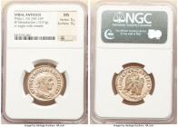 SYRIA. Antioch. Philip I (AD 244-249). BI tetradrachm (25mm, 13.91 gm, 1h). NGC MS 5/5 - 3/5. AYTOK K M IOYΛI ΦIΛIΠΠOC CЄB, laureate, draped and cuira...
