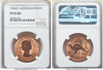 Elizabeth II Proof Penny 1958-(P) PR65 Red NGC, Perth mint, KM56. 

HID09801242017

© 2022 Heritage Auctions | All Rights Reserved
