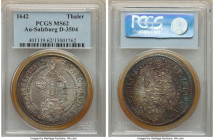Salzburg. Paris von Londron Taler 1642 MS62 PCGS, KM87, Dav-3504. Toned in ocean and amber shades. 

HID09801242017

© 2022 Heritage Auctions | All Ri...