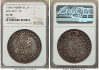 Leopold I Taler 1704/3 AU58 NGC, Hall mint, KM1303.4, Dav-1003. Cabinet toning. 

HID09801242017

© 2022 Heritage Auctions | All Rights Reserved