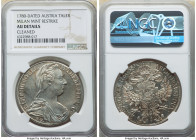 Maria Theresa 3-Piece Lot of Certified Restrike Talers 1780-Dated NGC, Milan mint, KM-T1. Includes (2) AU Details (Cleaned) and (1) UNC Details (Clean...