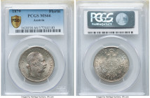 Franz Joseph I Florin 1879 MS66 PCGS, Vienna mint, KM2222. 

HID09801242017

© 2022 Heritage Auctions | All Rights Reserved
