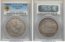 Republic 8 Soles 1845 PTS-R AU55 PCGS, Potosi mint, KM103. 

HID09801242017

© 2022 Heritage Auctions | All Rights Reserved