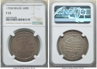 Jose I 600 Reis 1755-R F12 NGC, Rio de Janeiro mint, KM187, LMB-274, Bentes-199.03. 

HID09801242017

© 2022 Heritage Auctions | All Rights Reserved