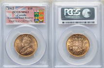 George V gold 10 Dollars 1913 MS63 PCGS, Ottawa mint, KM27, Fr-3. Canadian Gold Reserve. 

HID09801242017

© 2022 Heritage Auctions | All Rights Reser...
